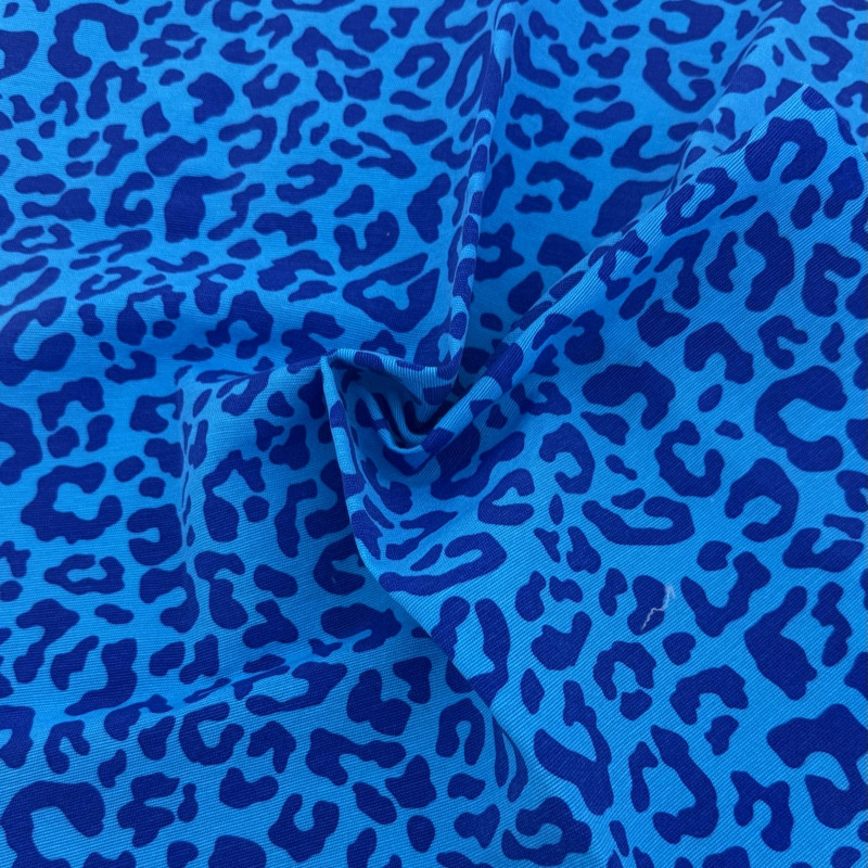 ANIMAL PRINT FLUOR AZUL TEFLON